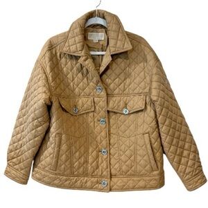 Michael Kors lightweight Quilted Jacket in camel “excellent condition”